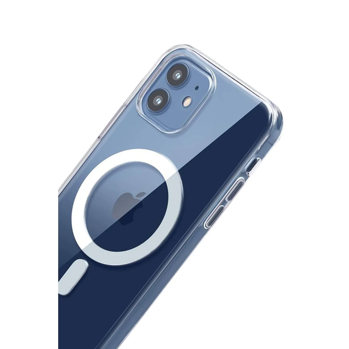 iPhone 11 Combo Sert Şeffaf Magsafe Kapak - Şeffaf