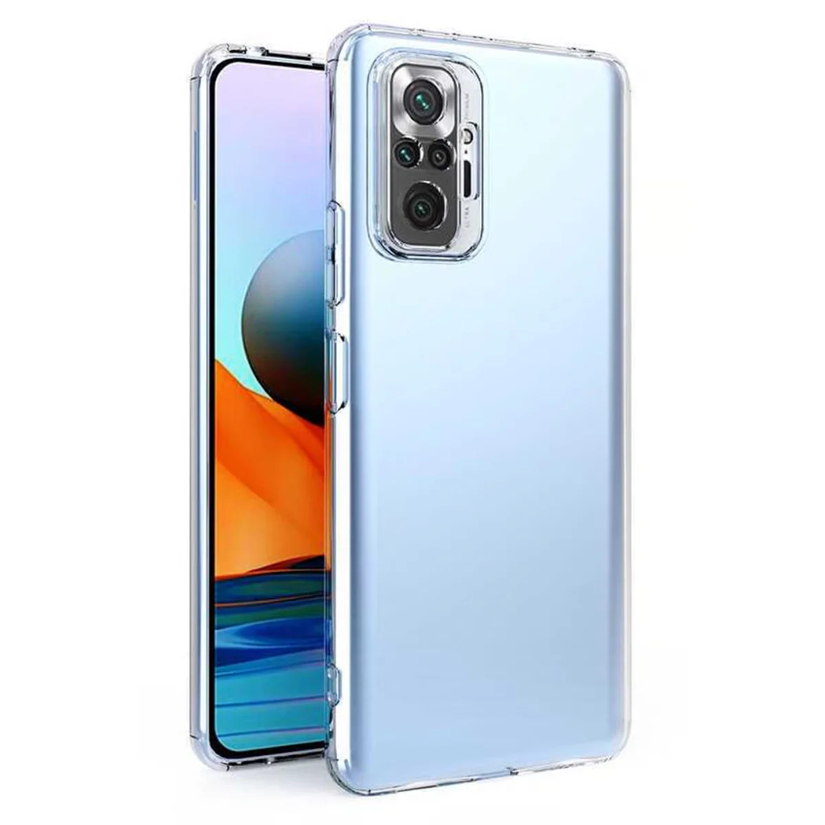 Redmi Note 10 5G Kılıf Lüx Şeffaf Silikon