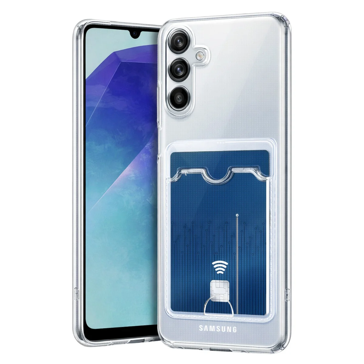 Galaxy A37 5G Kart Şeffaf Silikon - Şeffaf