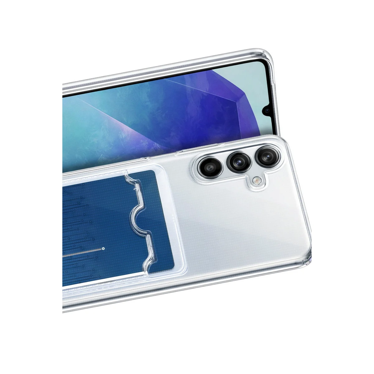 Galaxy A37 5G Kart Şeffaf Silikon - Şeffaf