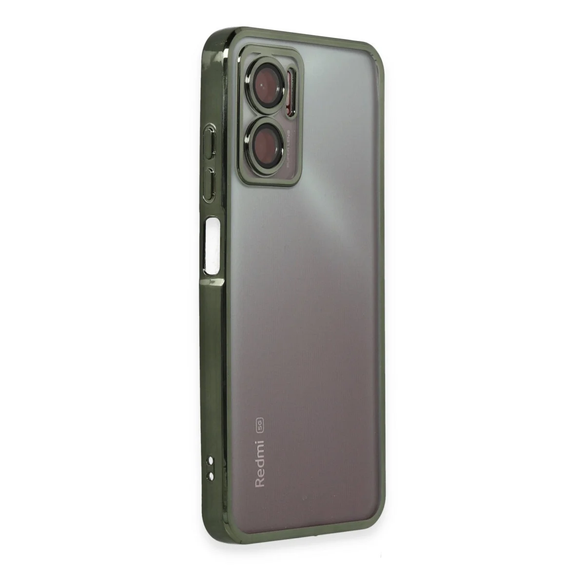 Redmi Note 11E Kılıf Razer Lensli Silikon - Yeşil