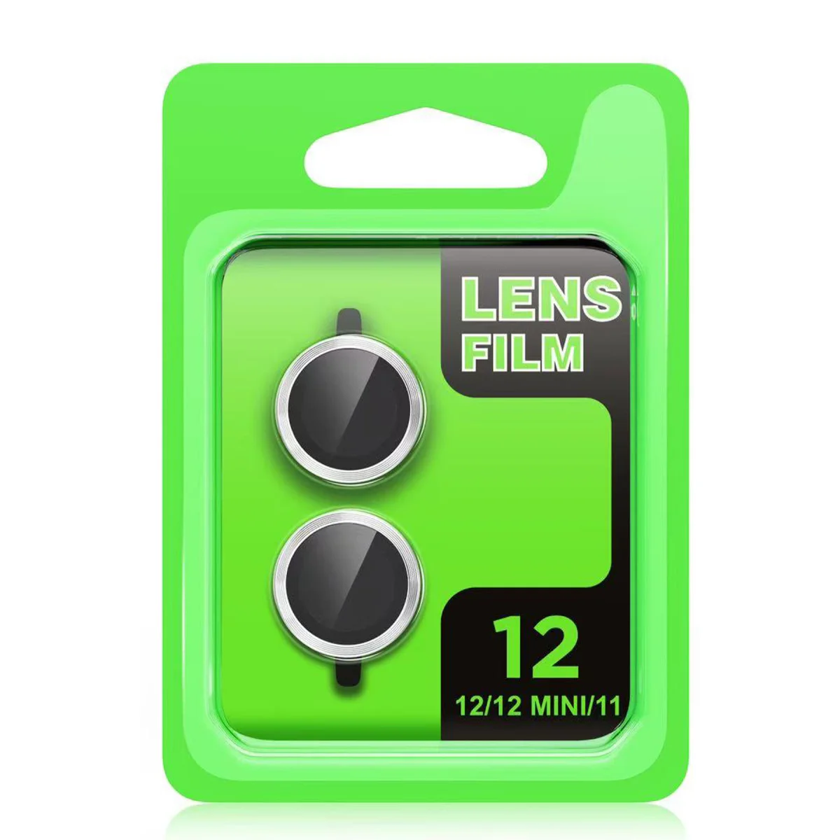 iPhone 12 Raze Metal Kamera Lens - Yeşil