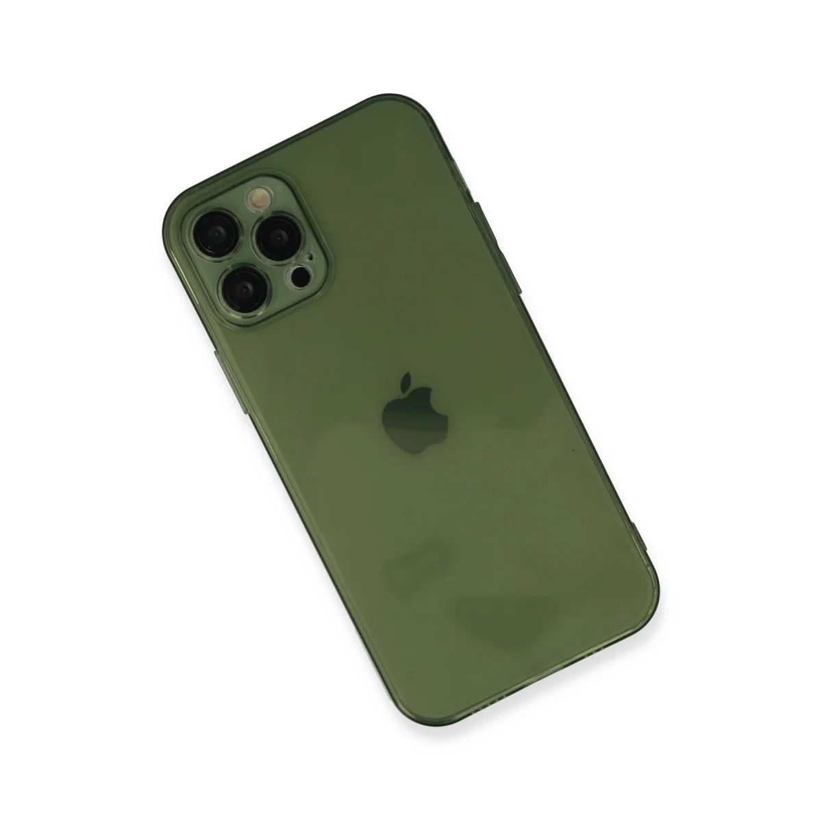 iPhone 12 Pro Kılıf Fly Lens Silikon - Yeşil
