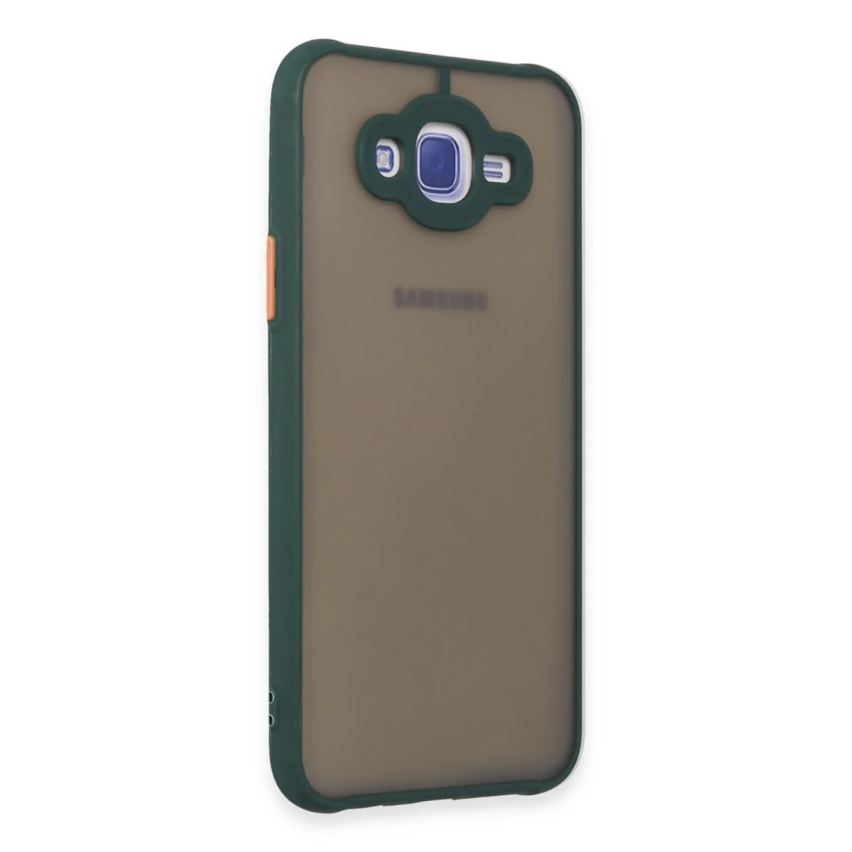 Galaxy J7 Kılıf Montreal Silikon Kapak - Yeşil