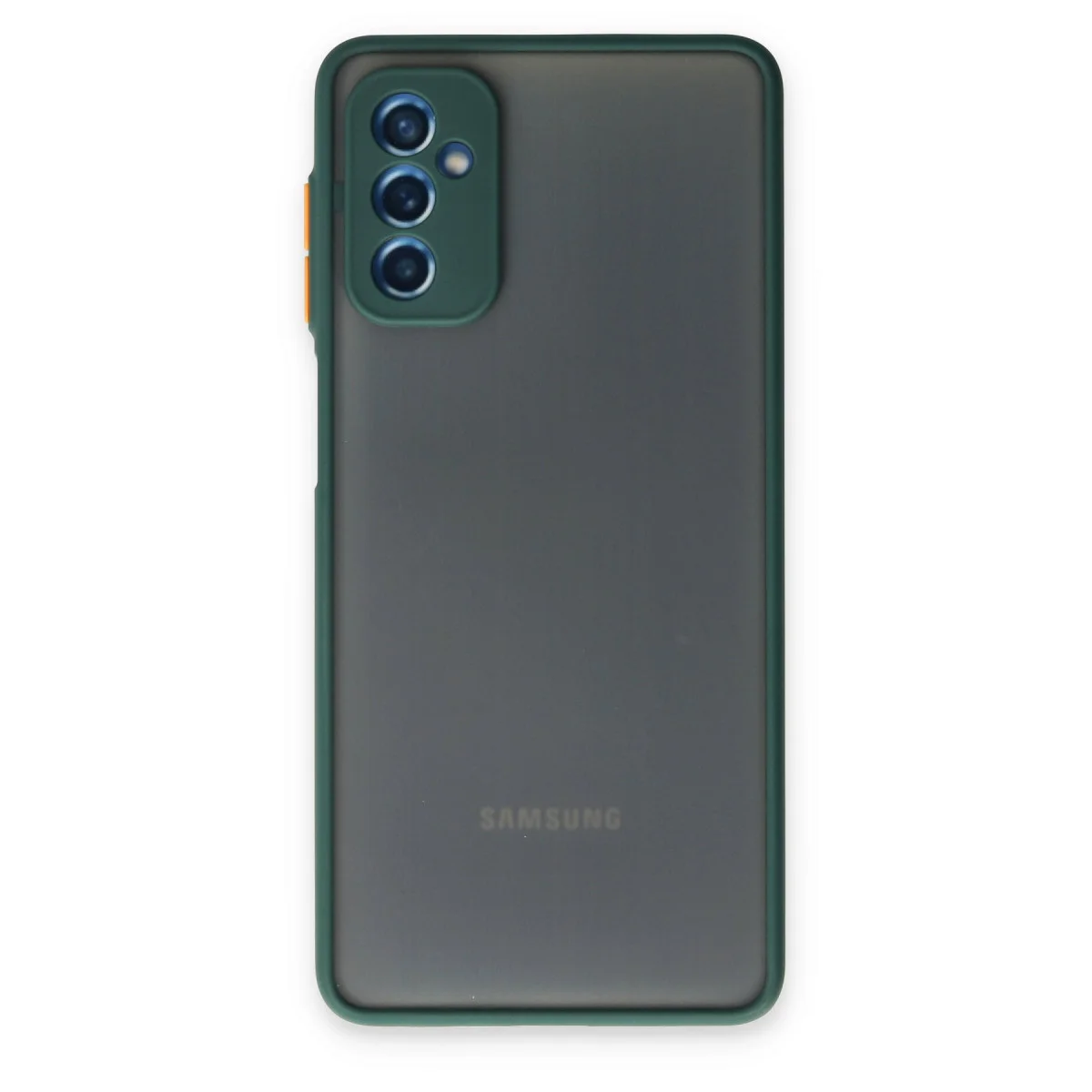 Galaxy M52 5G Kılıf Montreal Silikon Kapak - Yeşil