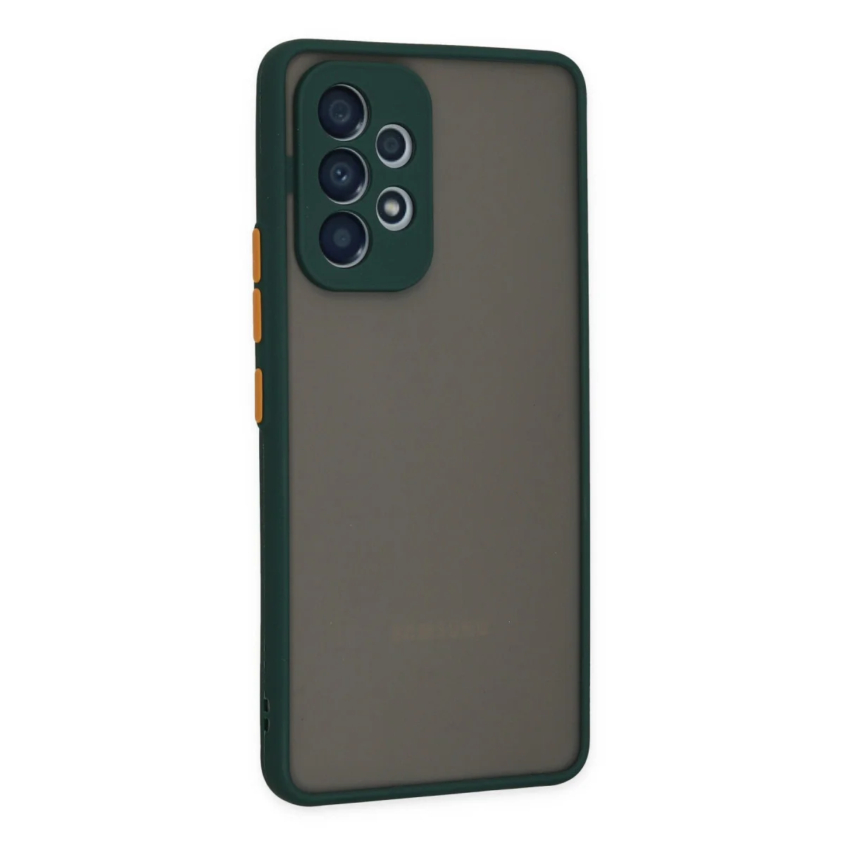 Galaxy A33 5G Kılıf Montreal Silikon Kapak - Yeşil