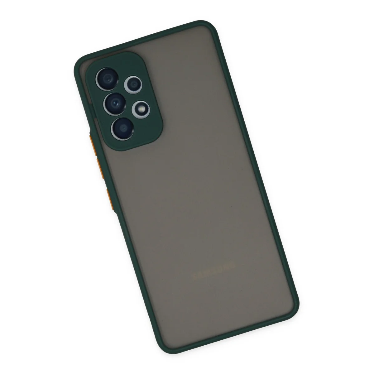 Galaxy A53 5G Kılıf Montreal Silikon Kapak - Yeşil