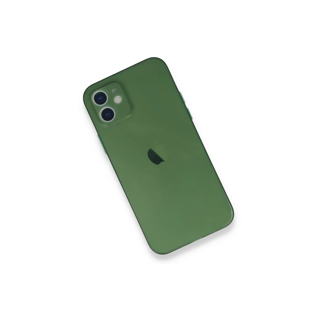 iPhone 12 Mini Kılıf PP Ultra İnce Kapak - Yeşil