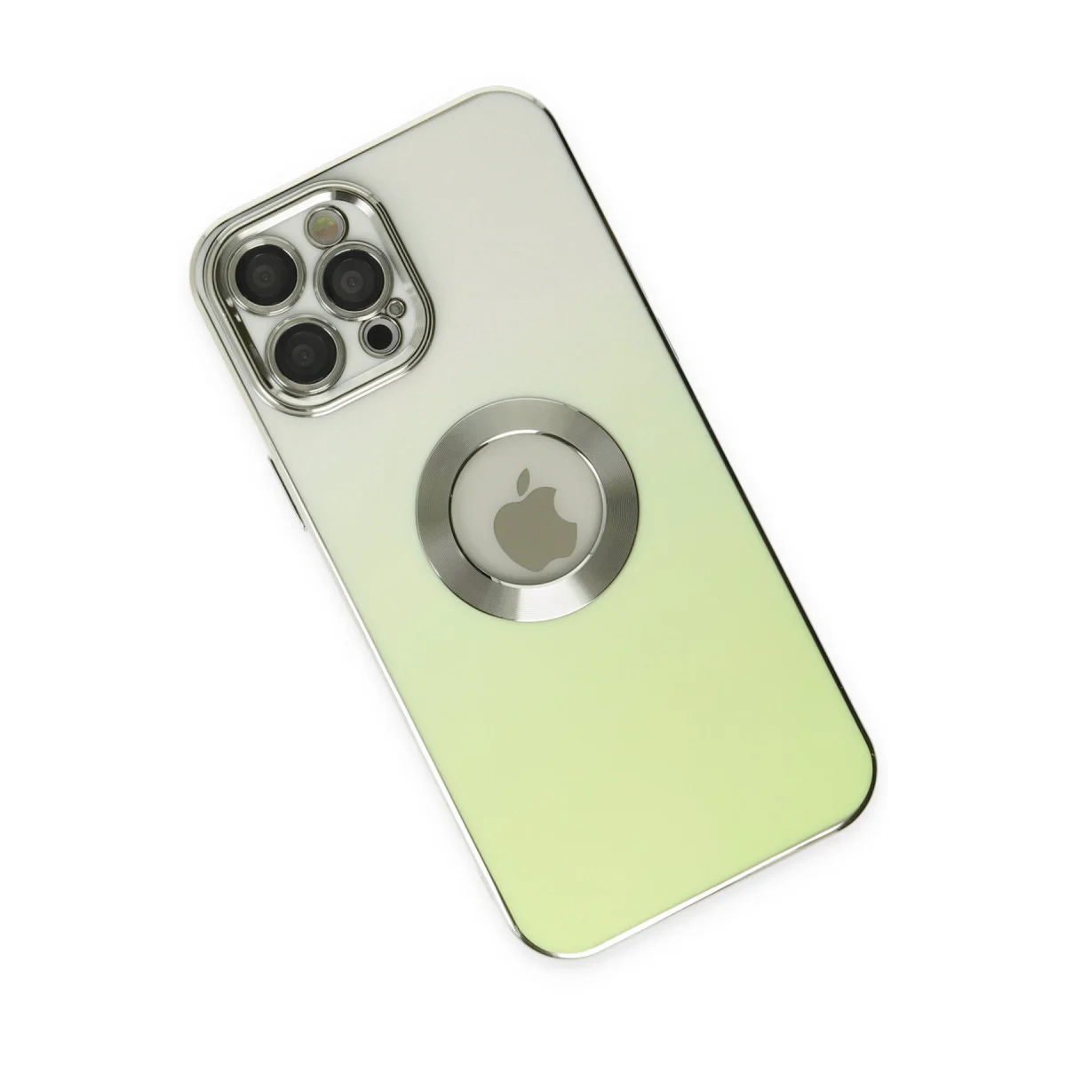 iPhone 12 Pro Max Kılıf Best Silikon - Yeşil
