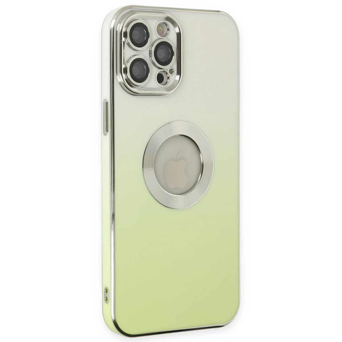 iPhone 12 Pro Max Kılıf Best Silikon - Yeşil
