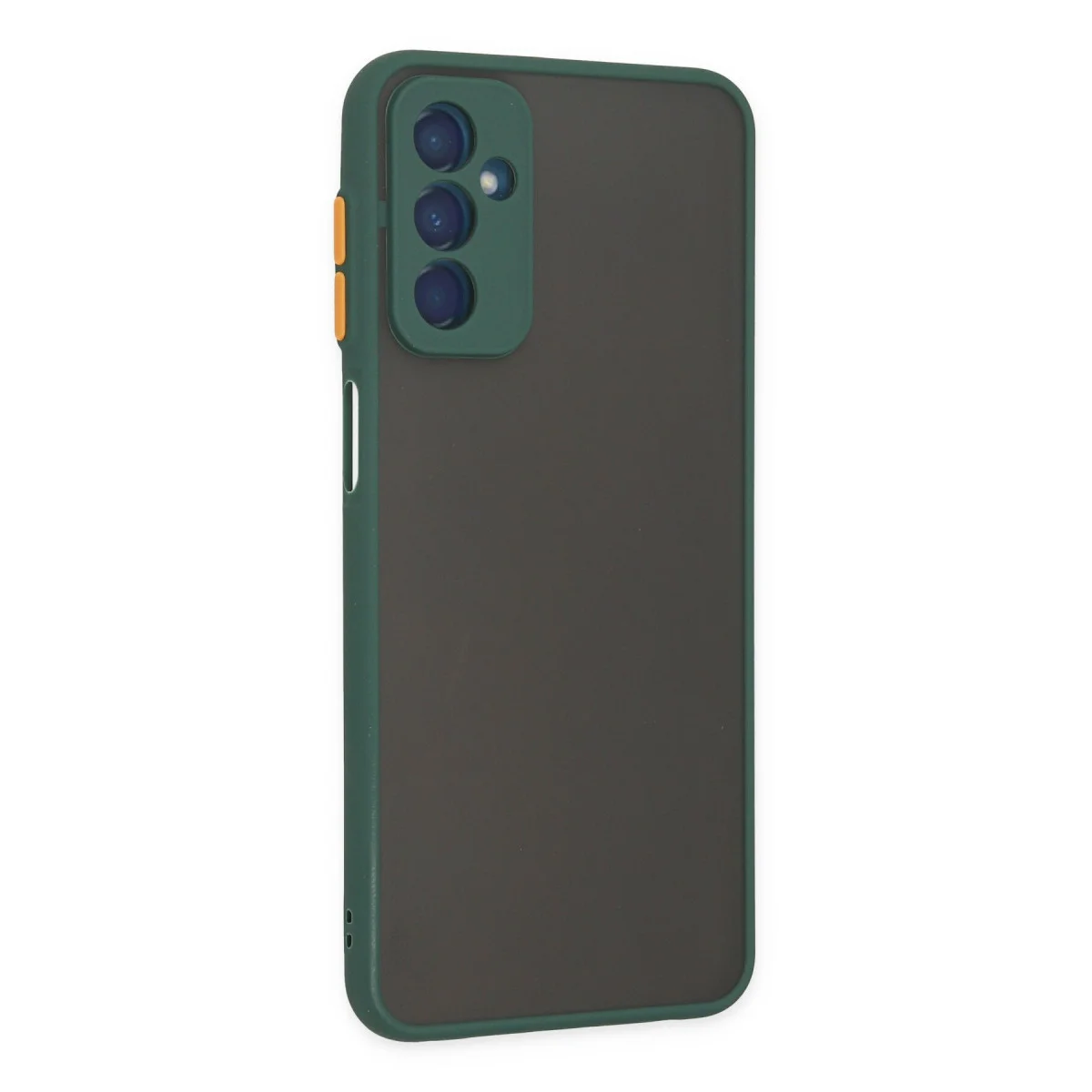 Galaxy M13 Kılıf Montreal Silikon Kapak - Yeşil