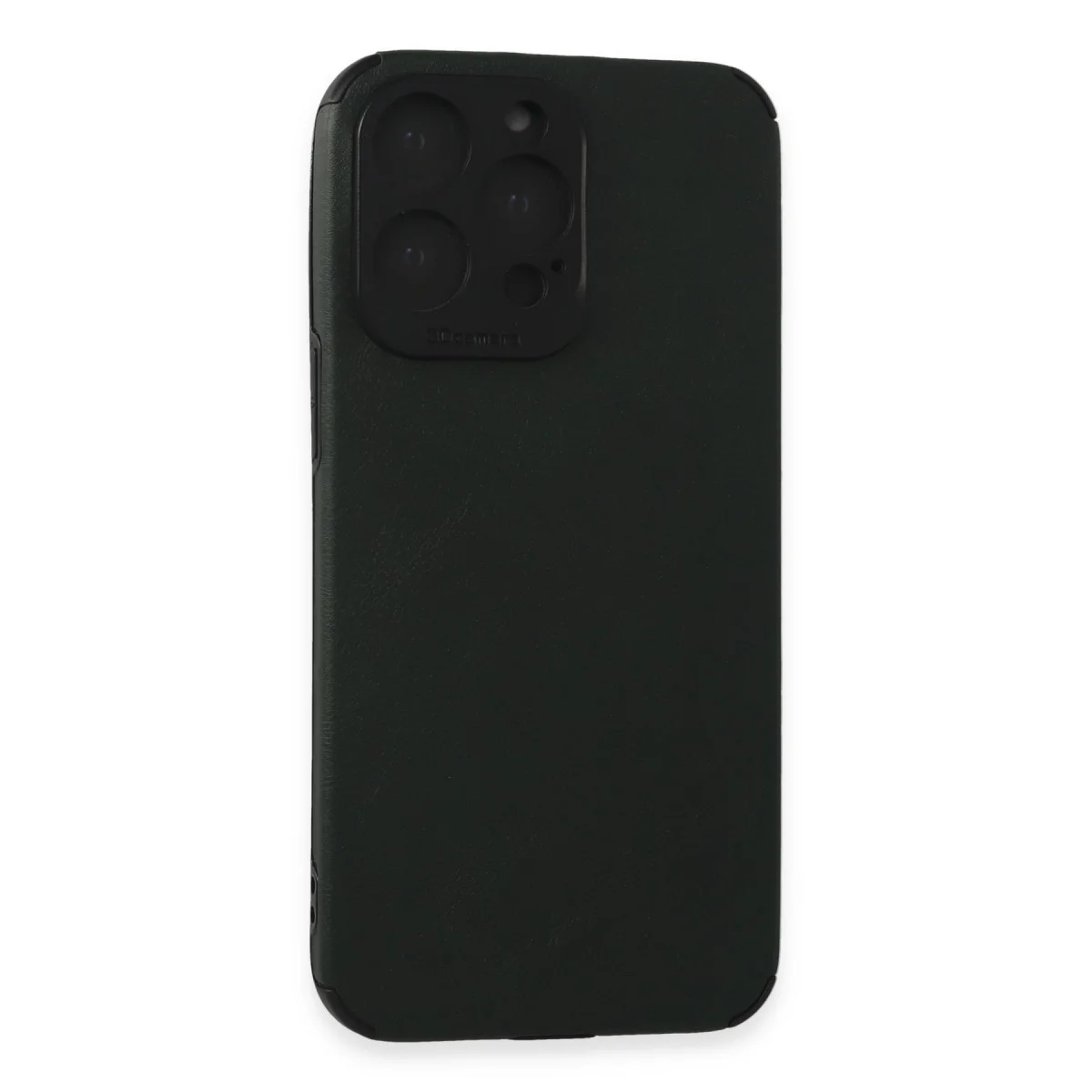 iPhone 15 Pro Max Kılıf Loop Deri Silikon - Yeşil