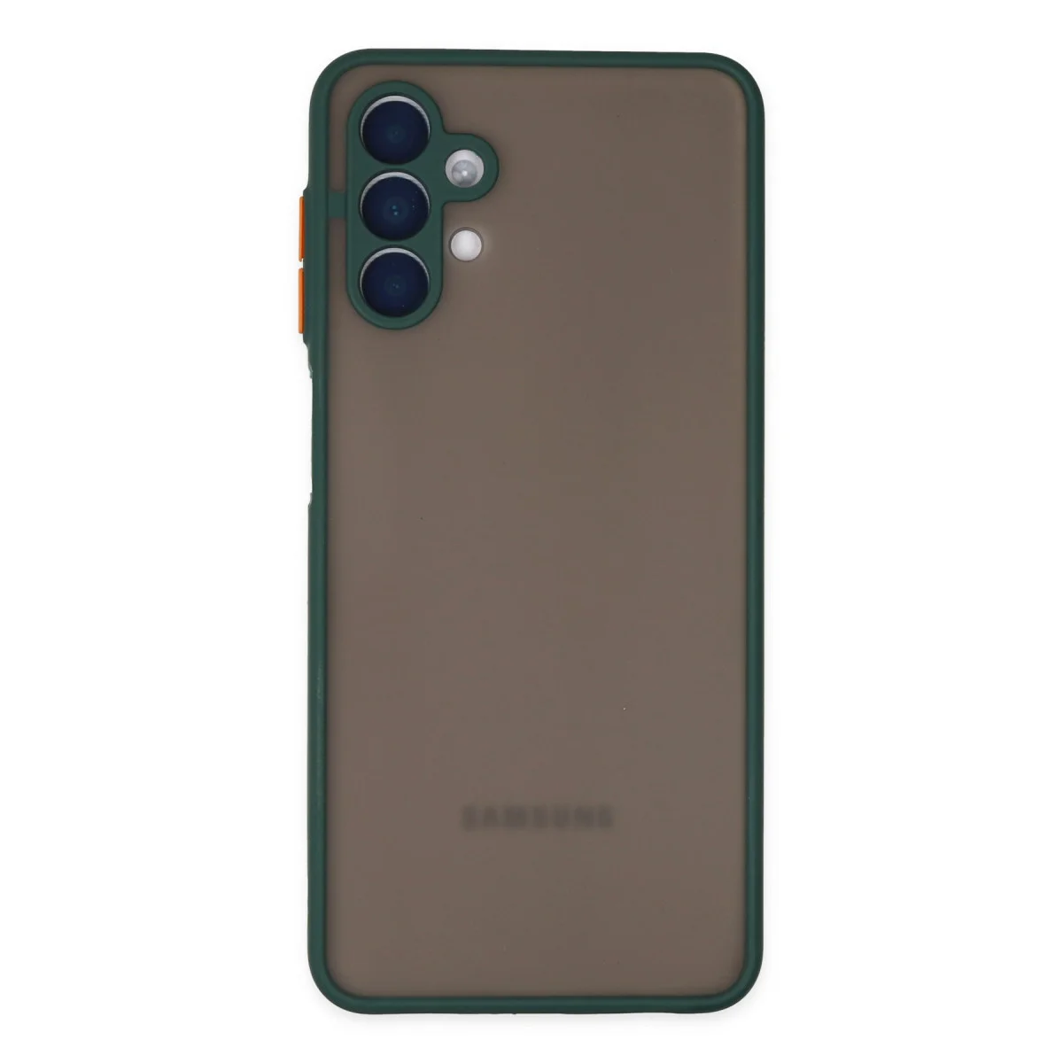 Galaxy A04S Kılıf Montreal Silikon Kapak - Yeşil