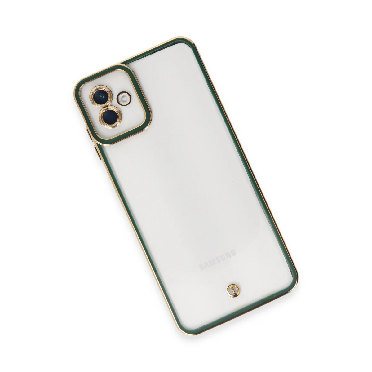 Galaxy A04 Kılıf Liva Lens Silikon - Yeşil