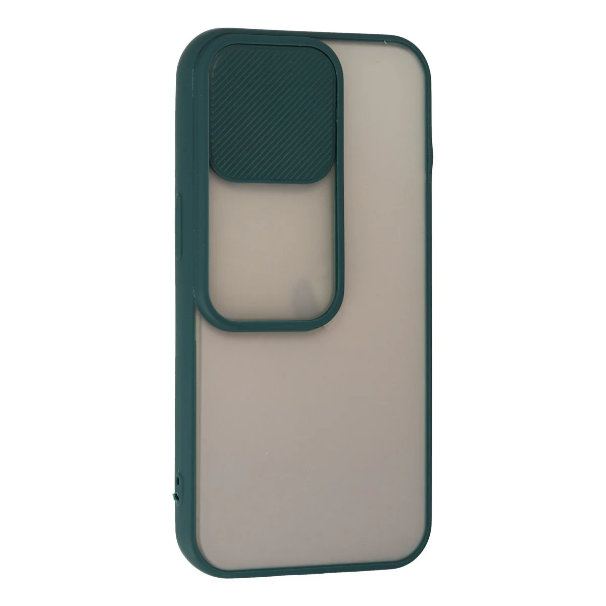 iPhone 13 Pro Kılıf Palm Buzlu Kamera Sürgülü Silikon - Yeşil