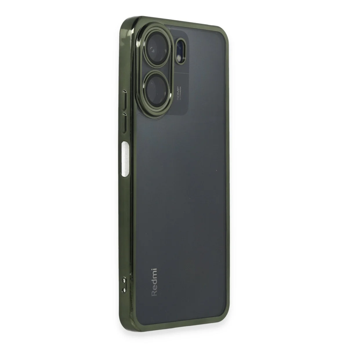 Redmi 13C Kılıf Razer Lensli Silikon - Yeşil