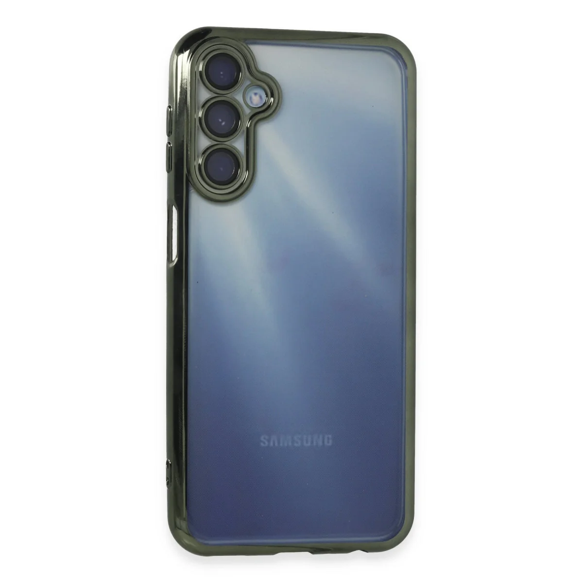 Galaxy A35 5G Kılıf Razer Lensli Silikon - Yeşil