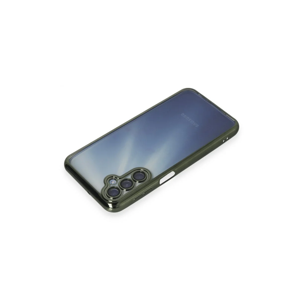 Galaxy A35 5G Kılıf Razer Lensli Silikon - Yeşil