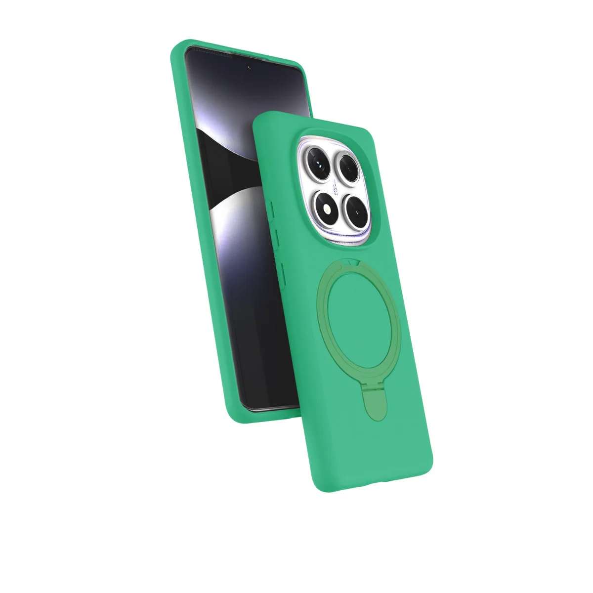 Redmi Note 14 Pro 5G Regal Magsafe Standlı Kapak - Yeşil