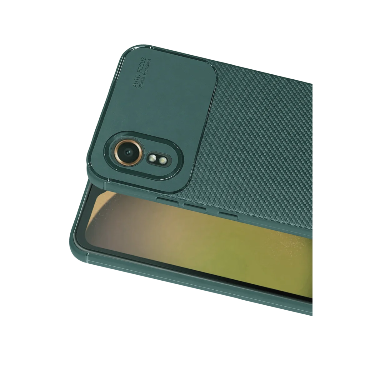 Galaxy XCover 7 Kılıf Auto Focus Karbon Kapak - Yeşil
