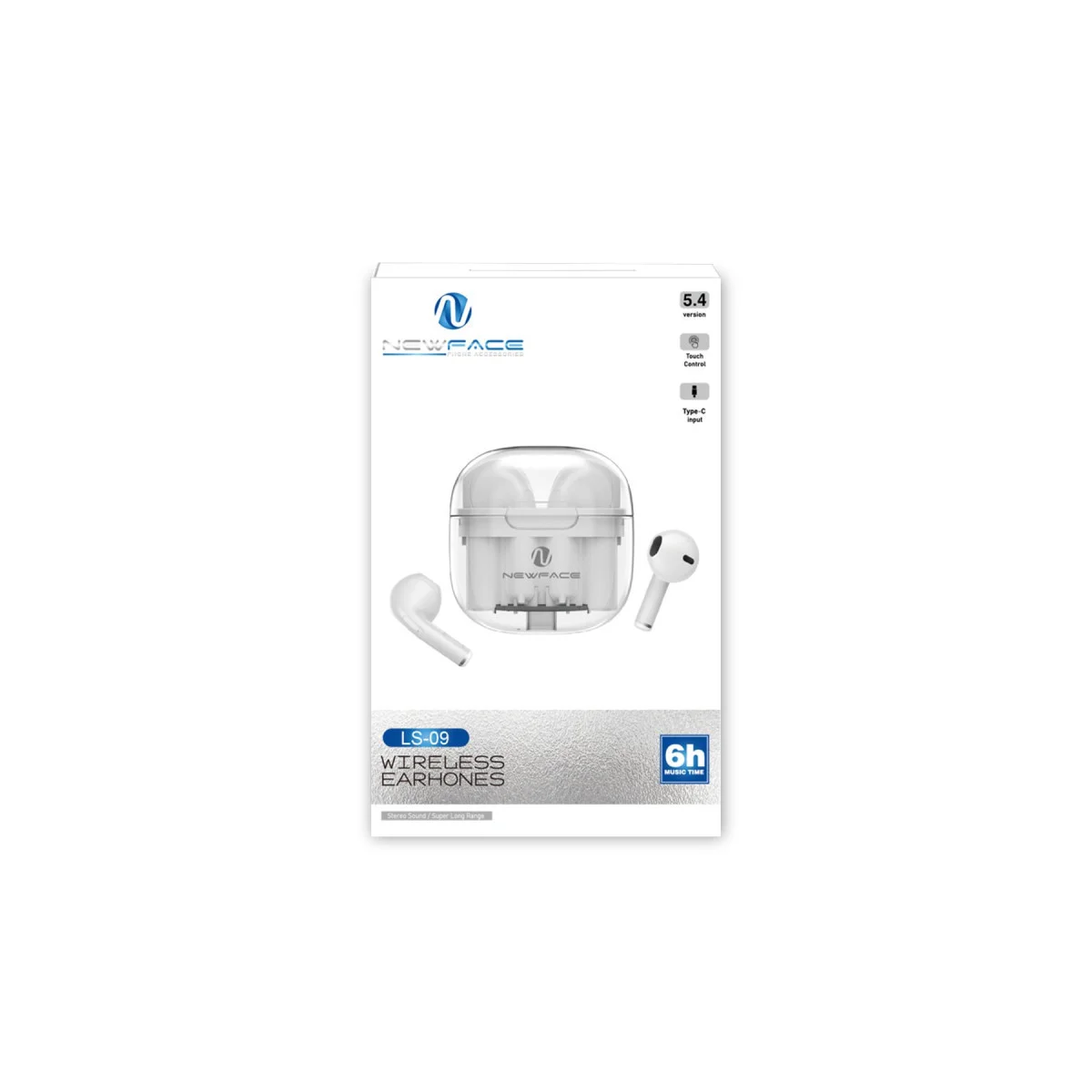 LS-09 Bluetooth 5.3 TWS Kablosuz Airpods Kulaklık - Mavi