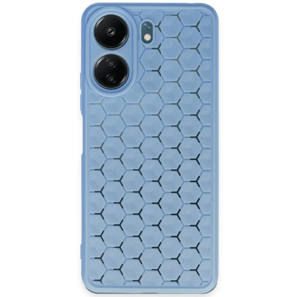 Redmi 13C Kılıf Petek Silikon Kapak - Mavi