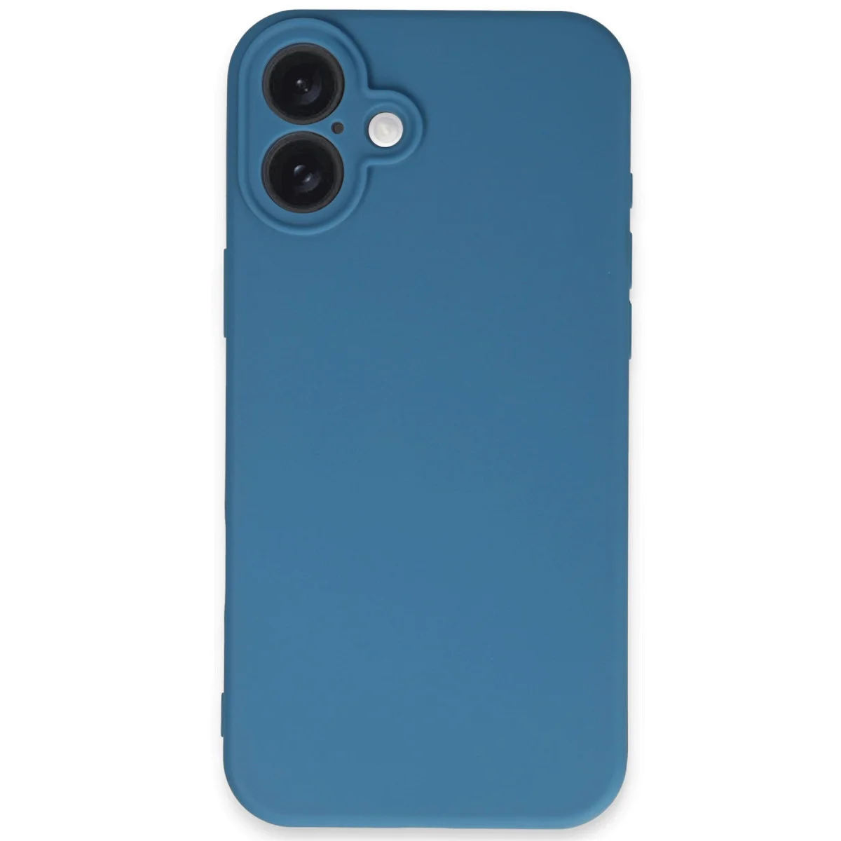 iPhone 16 Plus Kılıf First Silikon - Mavi
