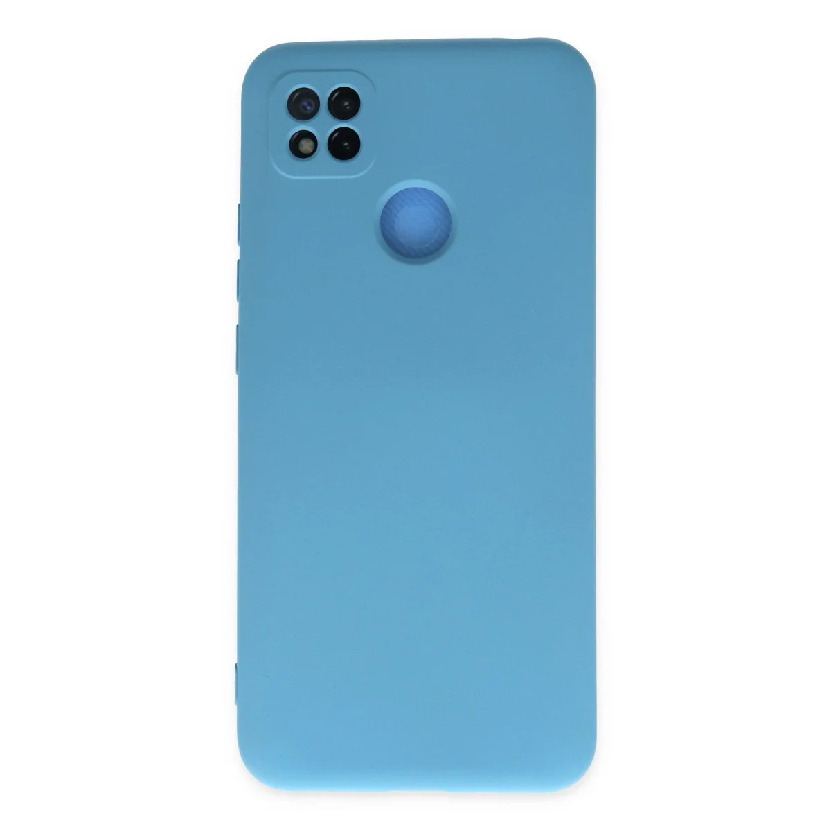 Redmi 9C Kılıf Nano içi Kadife Silikon - Mavi