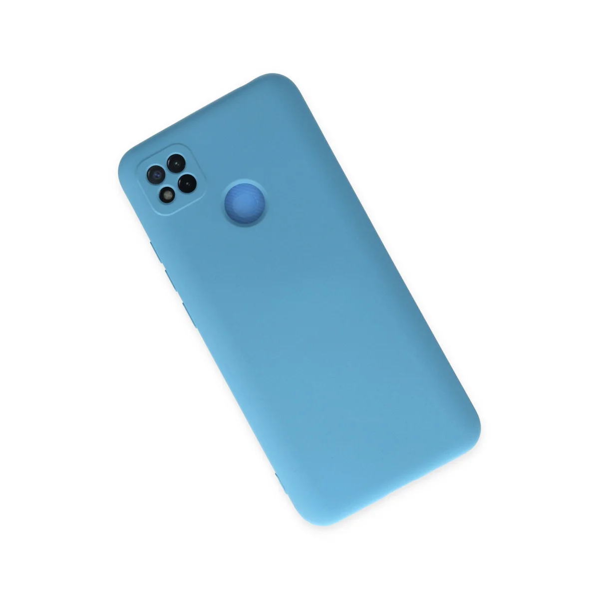Redmi 9C Kılıf Nano içi Kadife Silikon - Mavi