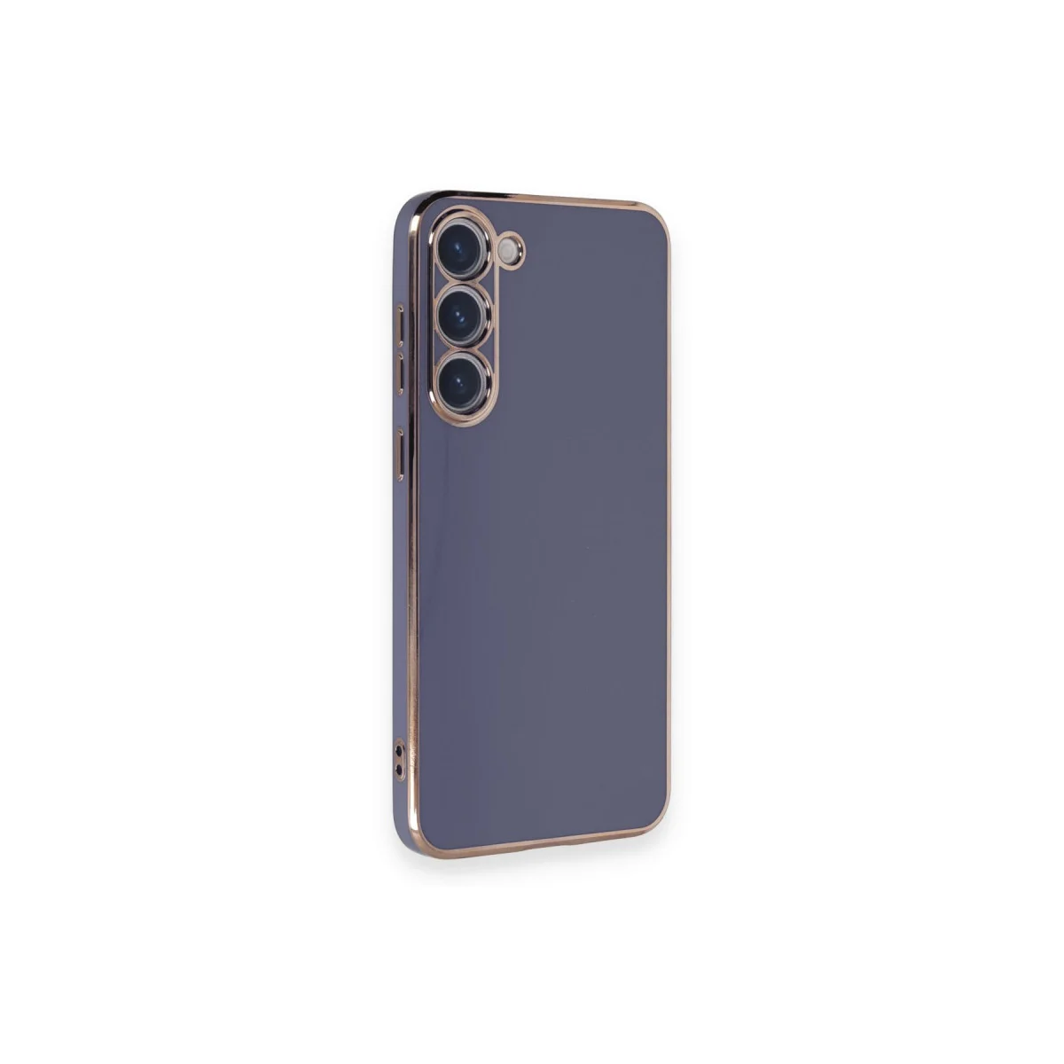 Galaxy S23 Plus Kılıf Volet Silikon - Mavi