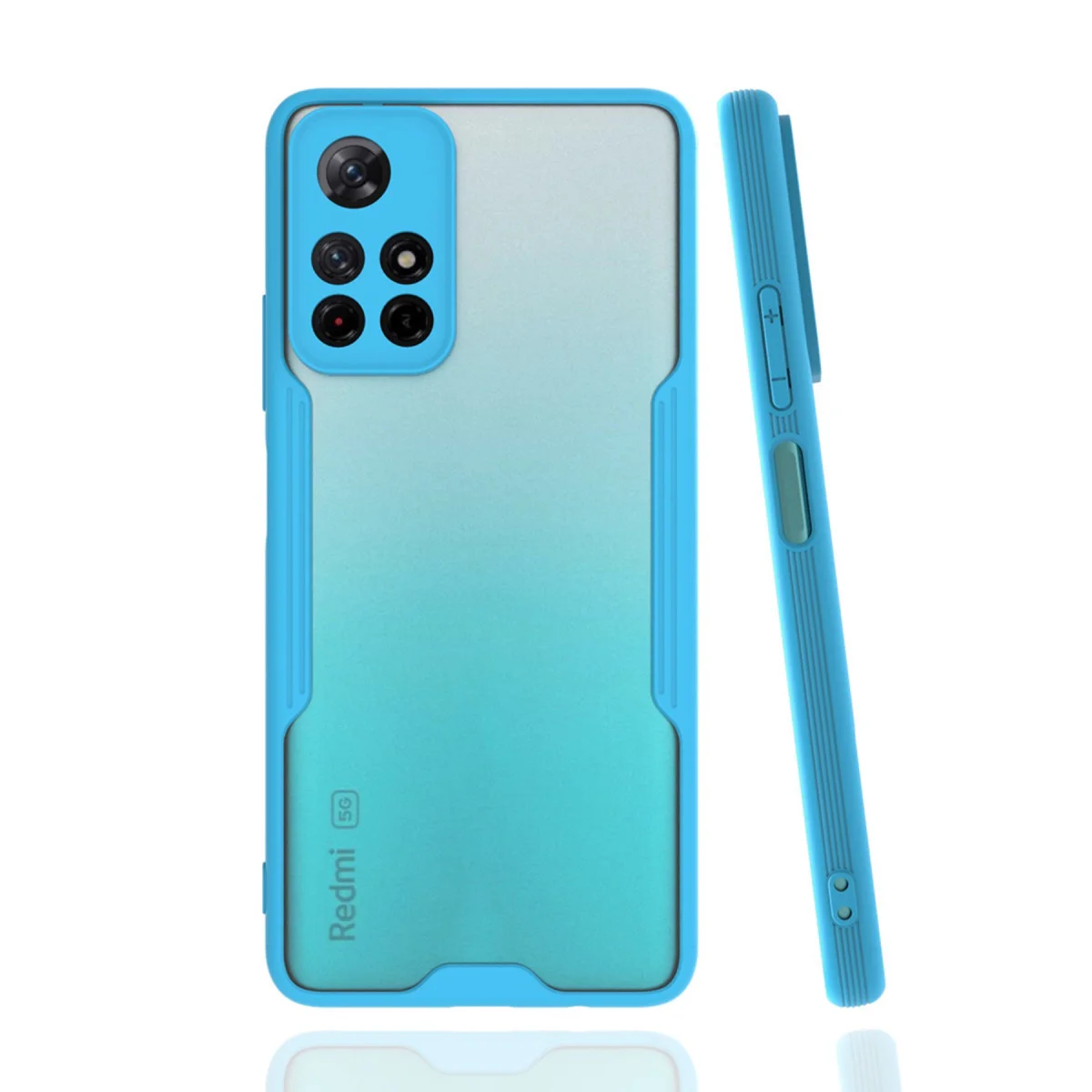 Redmi Note 11T Kılıf Platin Silikon - Mavi