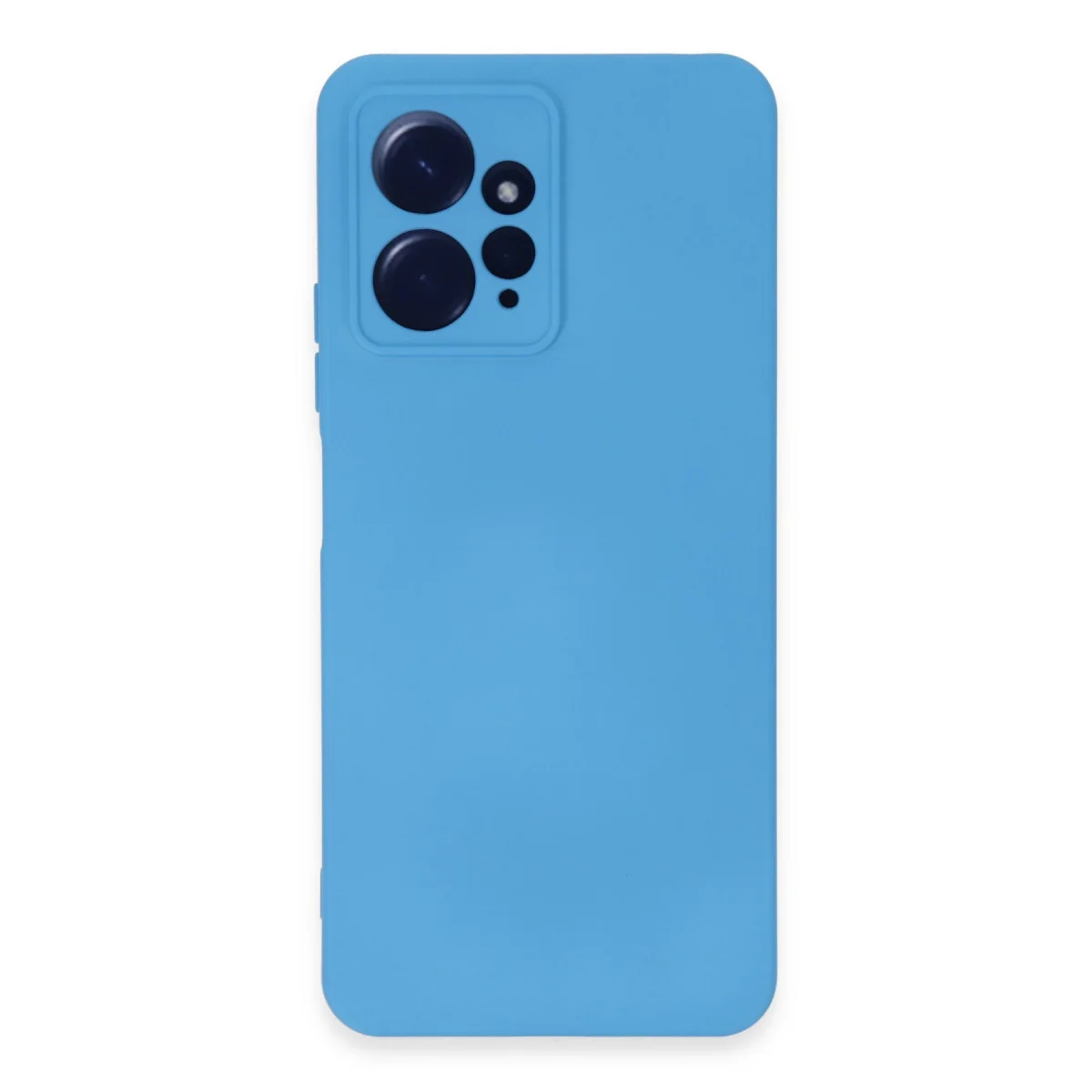 Redmi Note 12 4G Kılıf Nano içi Kadife Silikon - Mavi