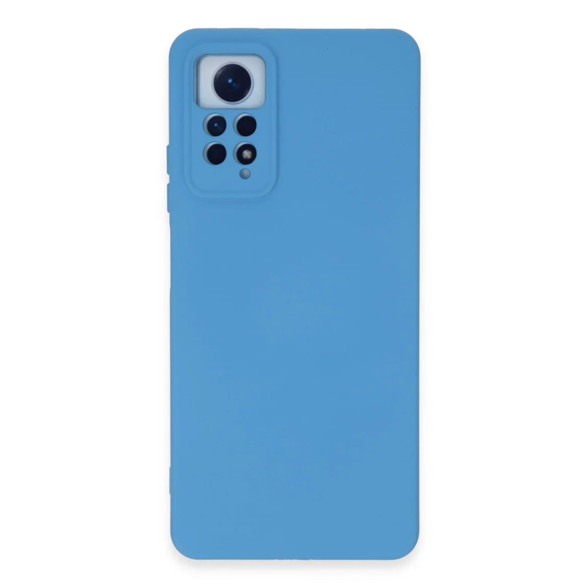 Redmi Note 12 Pro 4G Kılıf Nano içi Kadife Silikon - Mavi