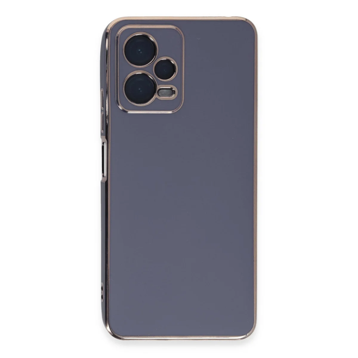 Poco X5 5G Kılıf Volet Silikon - Mavi