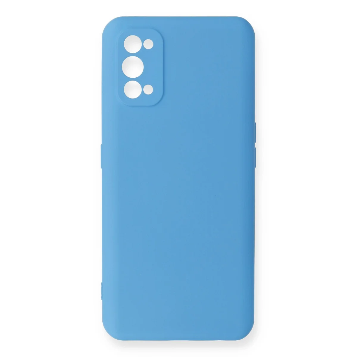 Realme 7 Pro Kılıf Nano içi Kadife Silikon - Mavi
