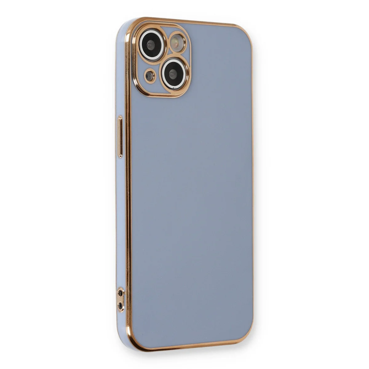 iPhone 13 Kılıf Volet Silikon - Mavi