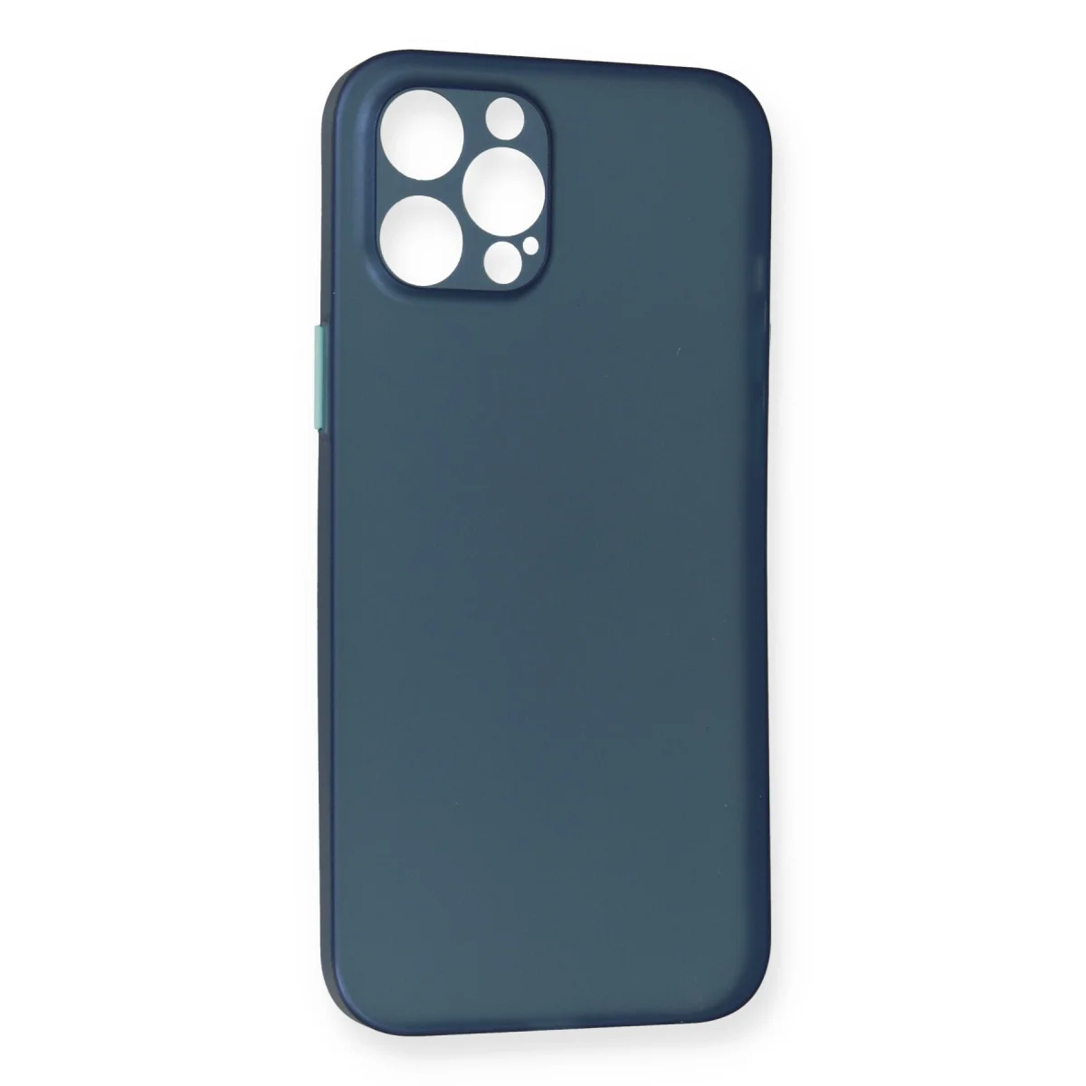 iPhone 12 Pro Max Kılıf PP Ultra İnce Kapak - Mavi