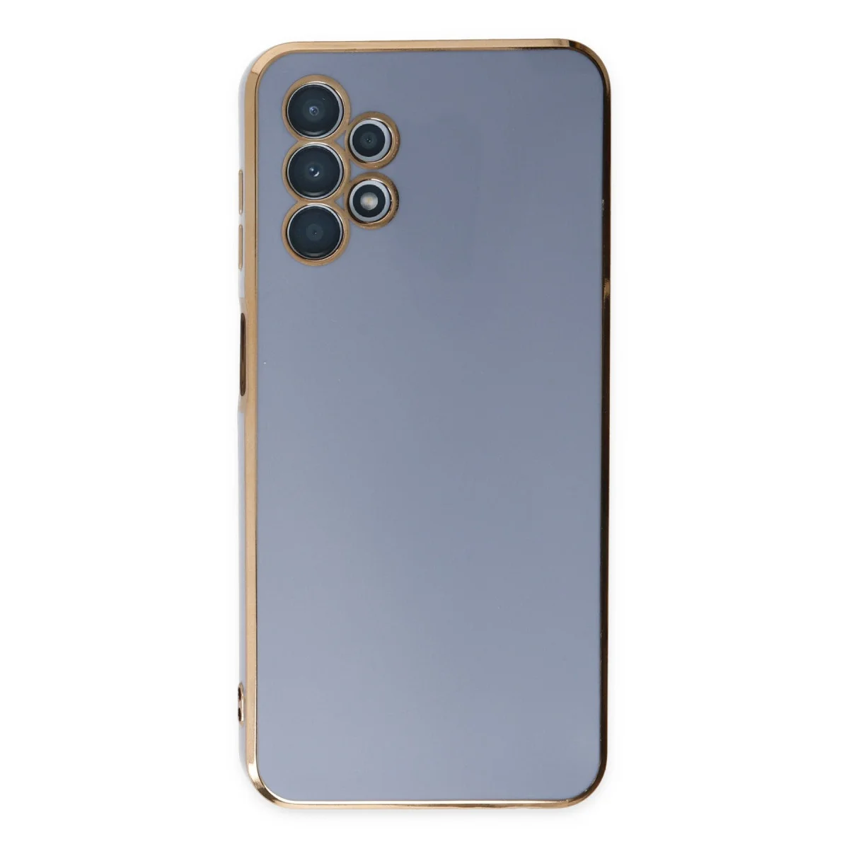 Galaxy A13 4G Kılıf Volet Silikon - Mavi