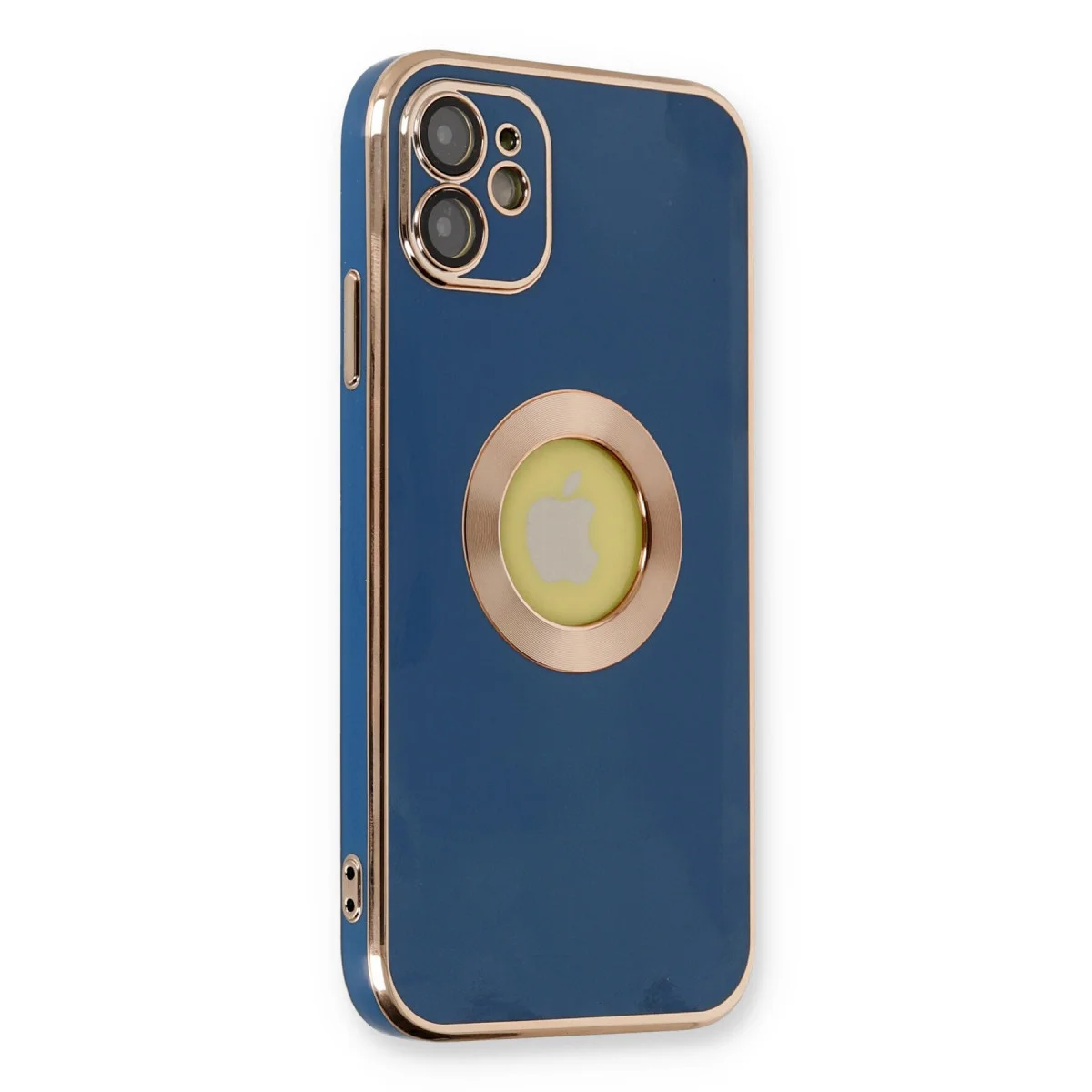 iPhone 12 Kılıf Store Silikon - Mavi