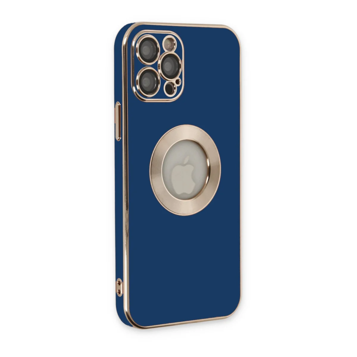 iPhone 12 Pro Kılıf Store Silikon - Mavi