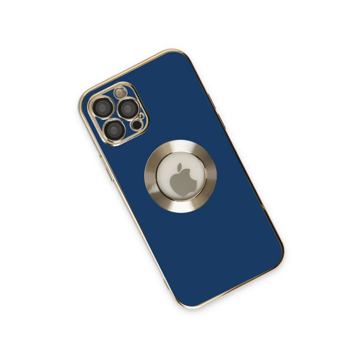 iPhone 12 Pro Kılıf Store Silikon - Mavi