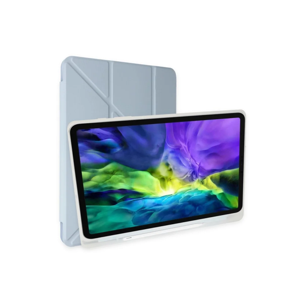 MatePad SE Kılıf Kalemlikli Mars Tablet Kılıfı - Mavi