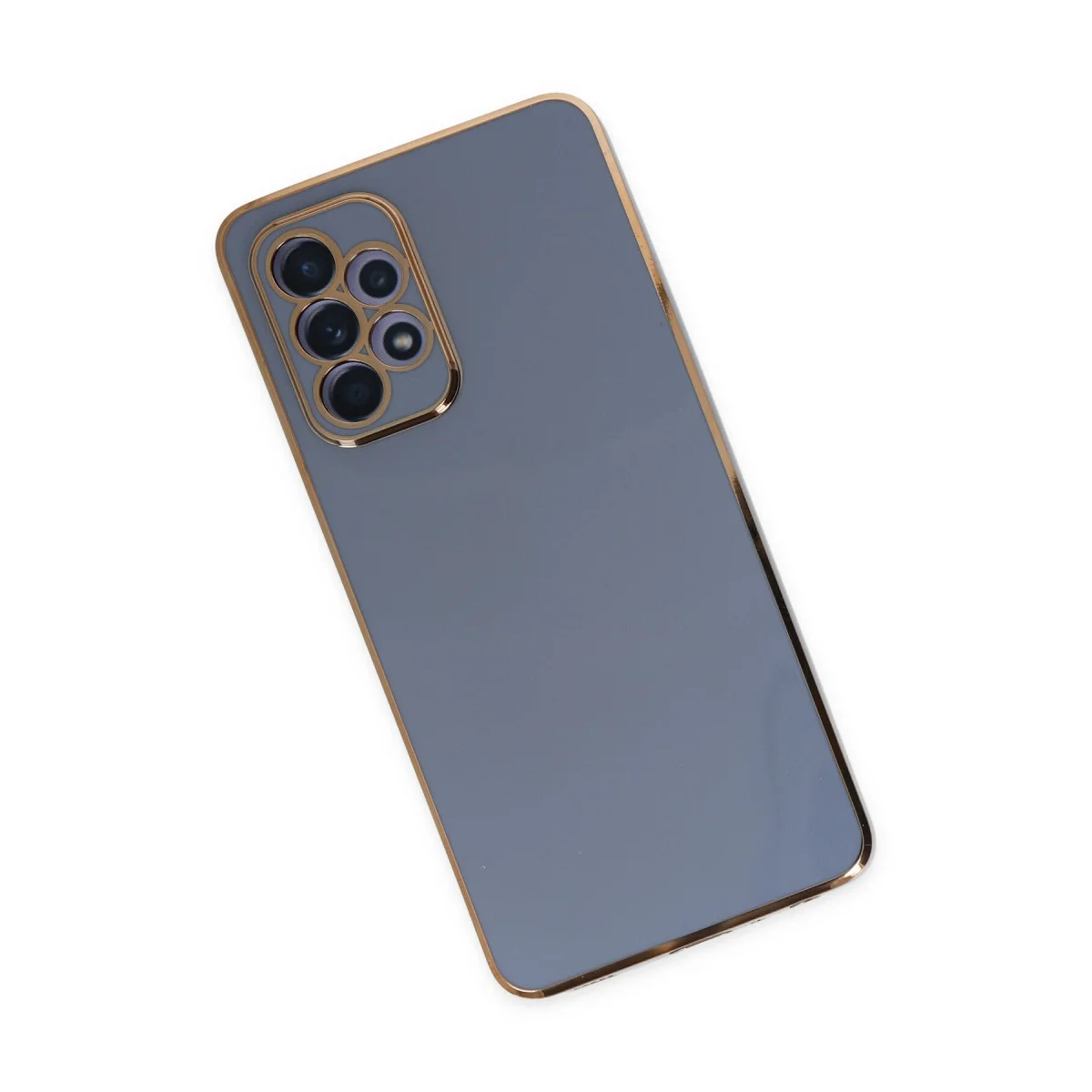 Galaxy A52 Kılıf Volet Silikon - Mavi