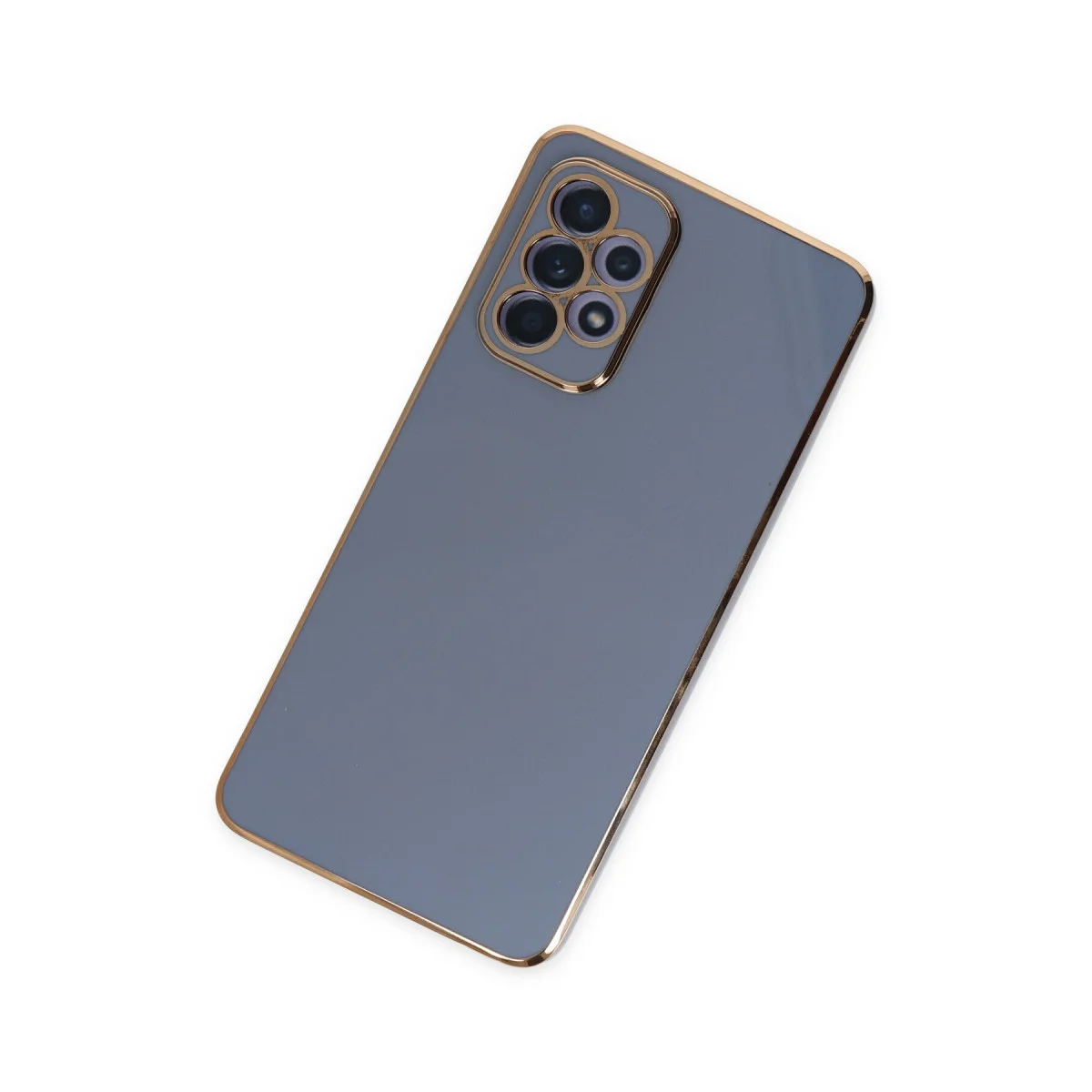Galaxy A52 Kılıf Volet Silikon - Mavi