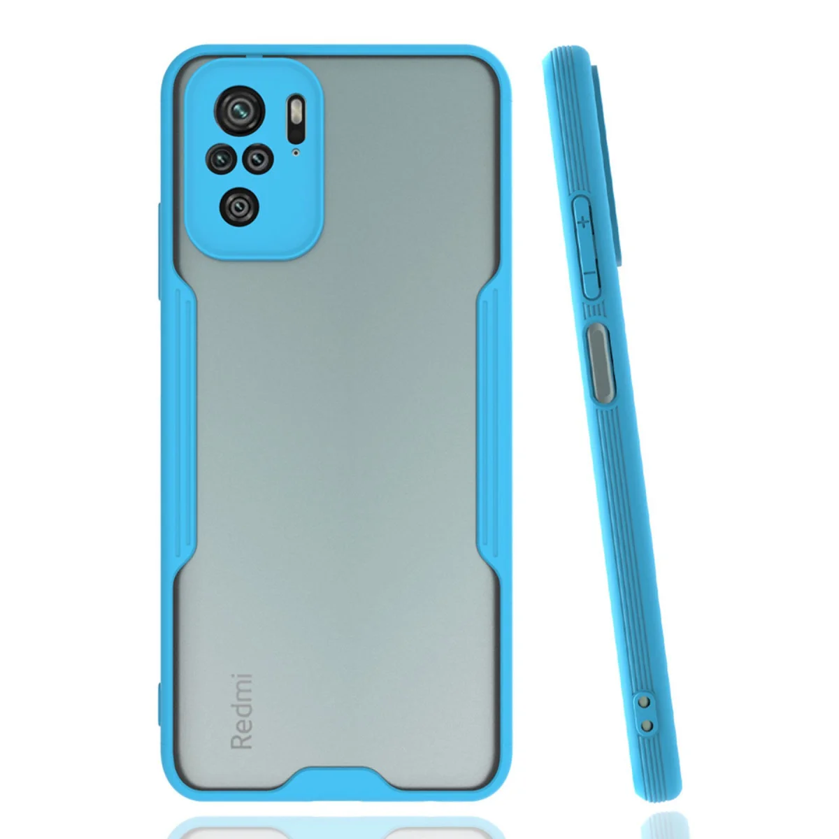 Redmi Note 10 Kılıf Platin Silikon - Mavi