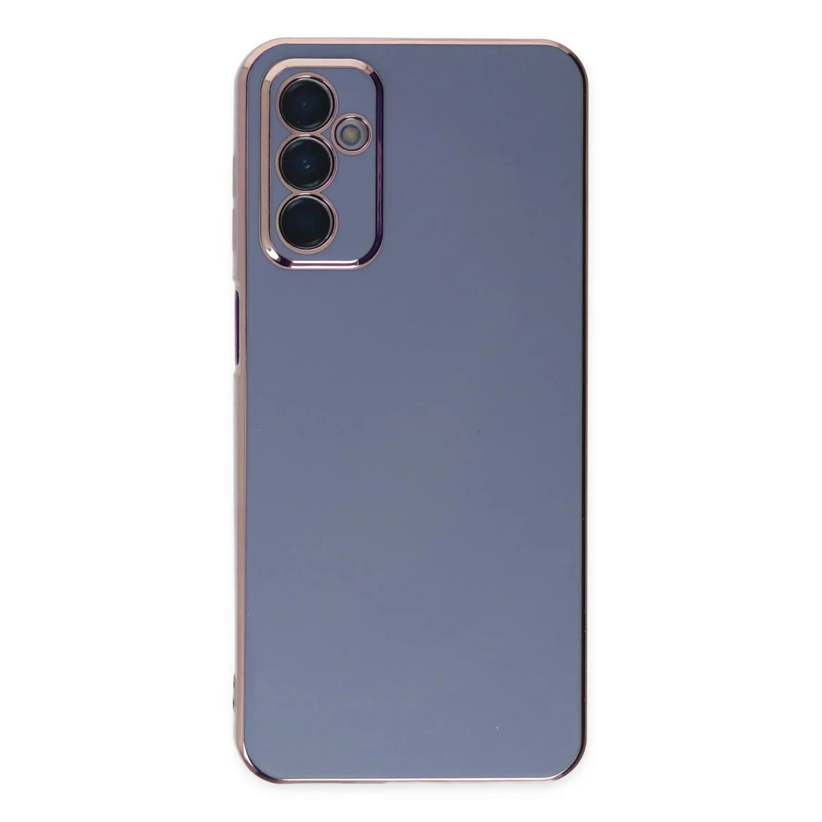 Galaxy M23 Kılıf Volet Silikon - Mavi