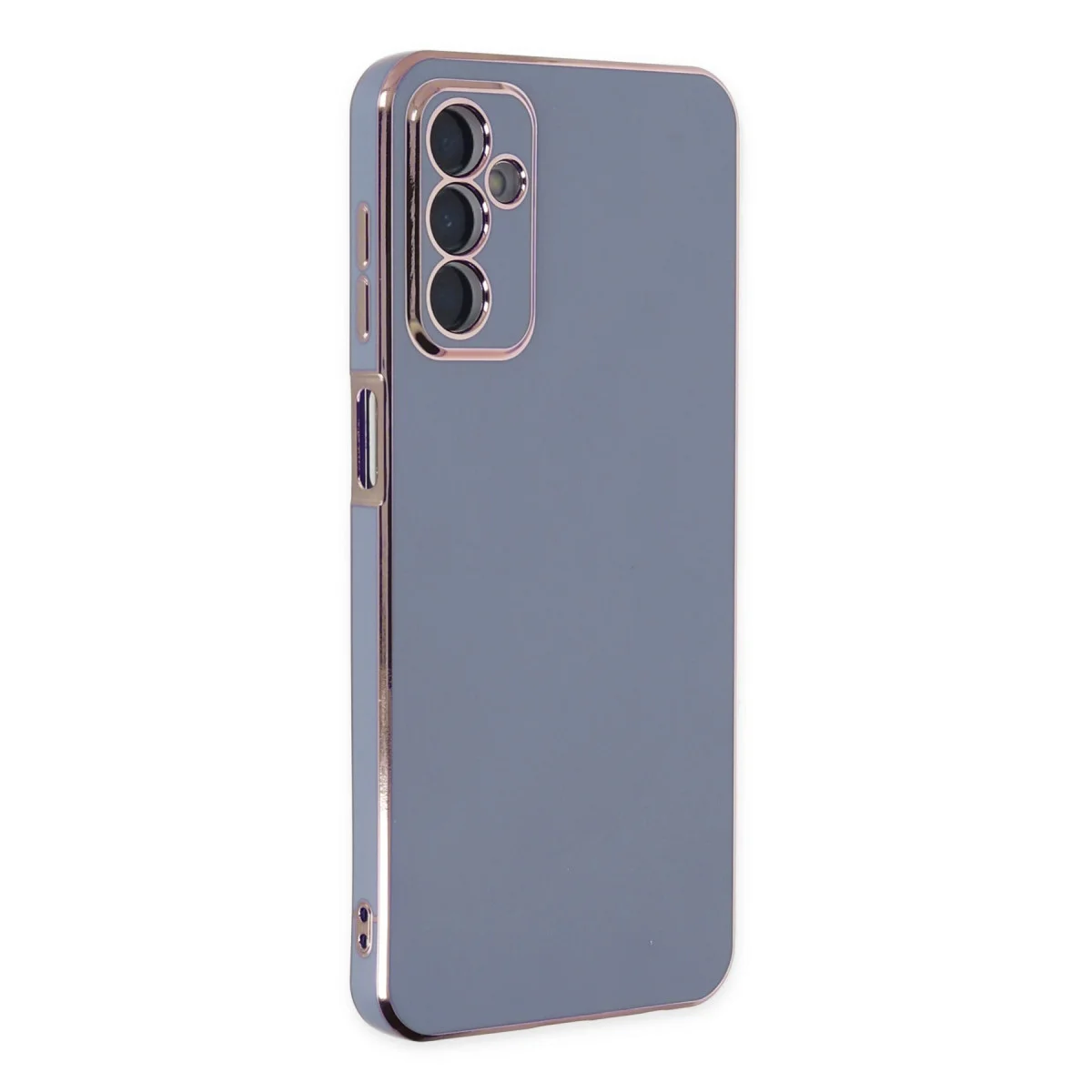 Galaxy M23 Kılıf Volet Silikon - Mavi