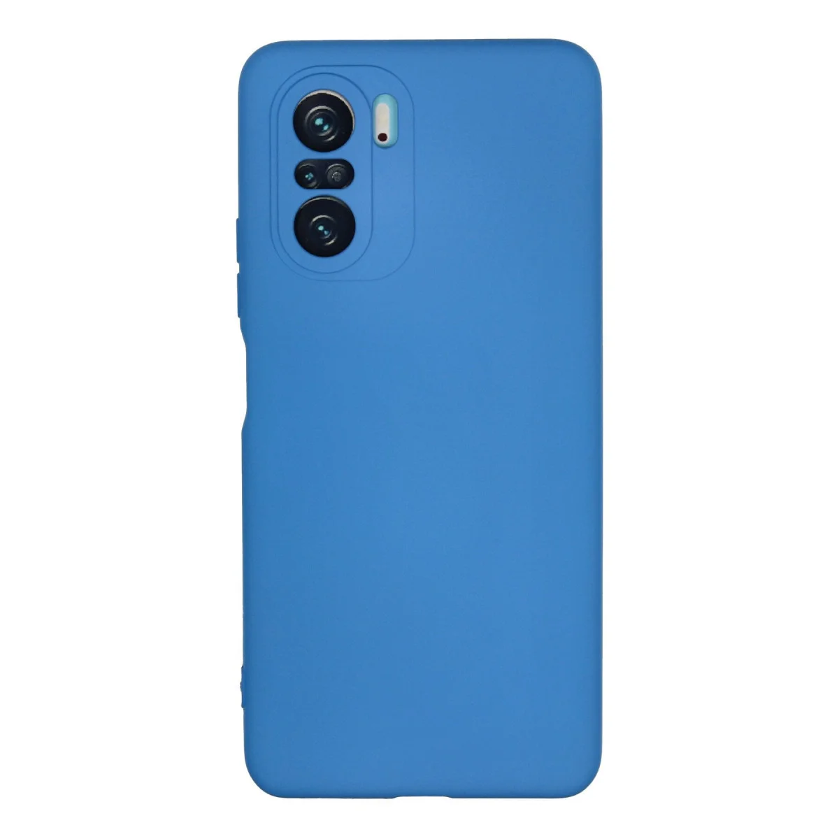 Poco F3 Kılıf Nano içi Kadife Silikon - Mavi