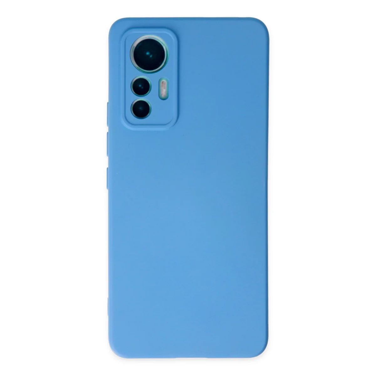 Mi 12 Lite Kılıf Nano içi Kadife Silikon - Mavi