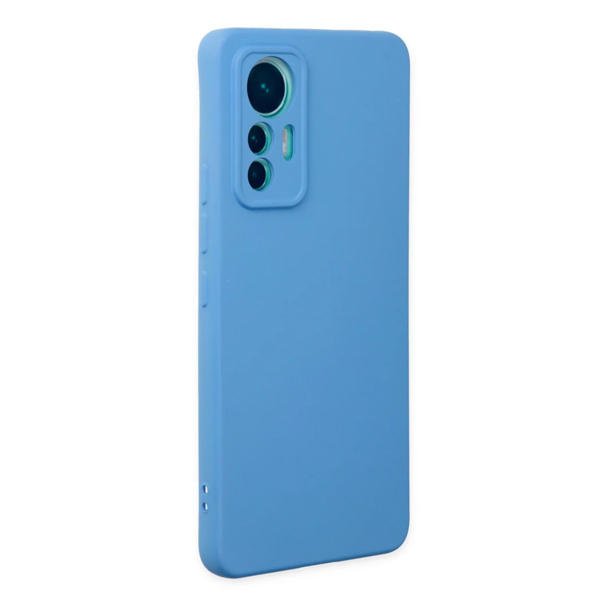 Mi 12 Lite Kılıf Nano içi Kadife Silikon - Mavi